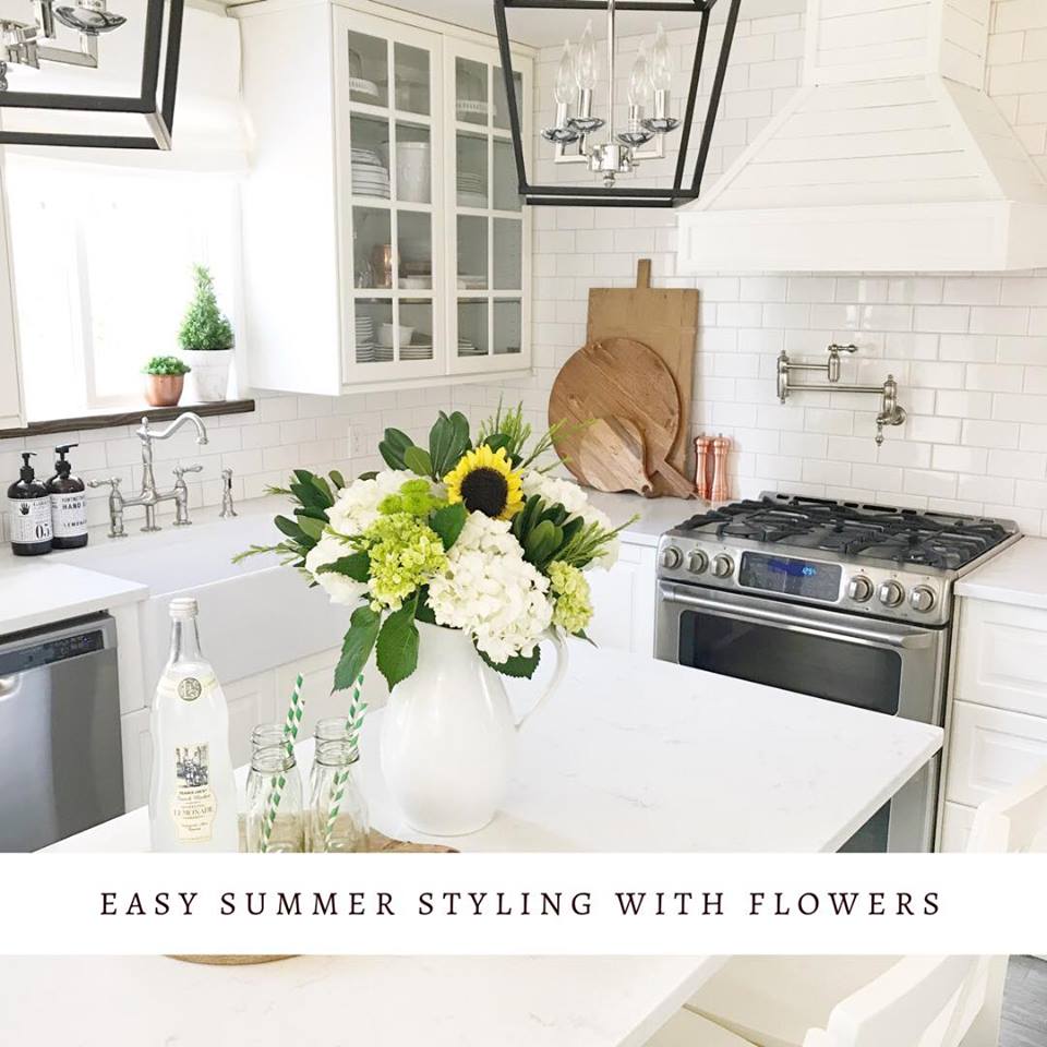 Easy Summer Styling with Beautiful Flowers