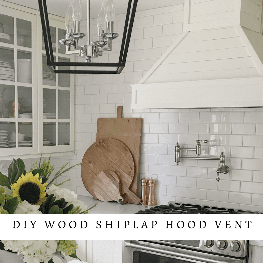  I am so excited to share with you this DIY Shiplap Hood Vent that we made using a  Broan range hoo d. We will be sharing all our tips and tricks, along with what we would have done different! 