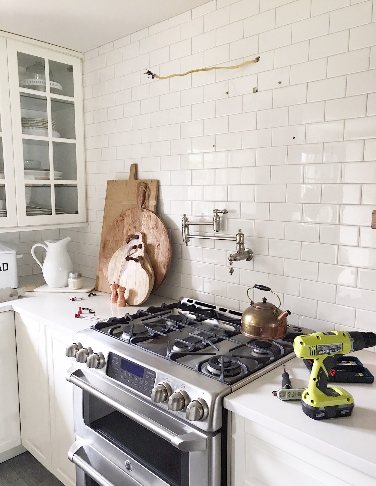 Diy shiplap on sale range hood