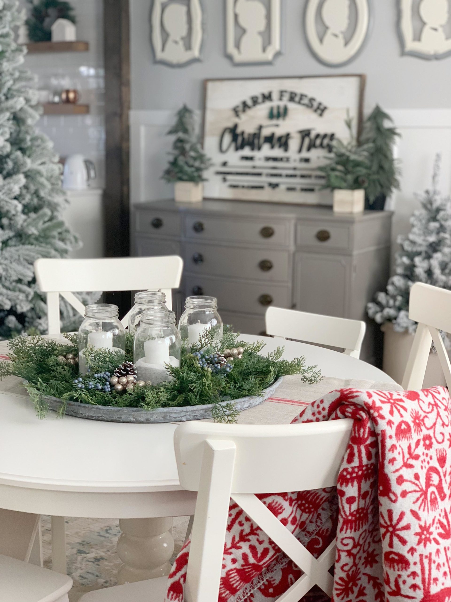 Easy DIY Advent Centerpiece with JOANN – Dining Room Tour