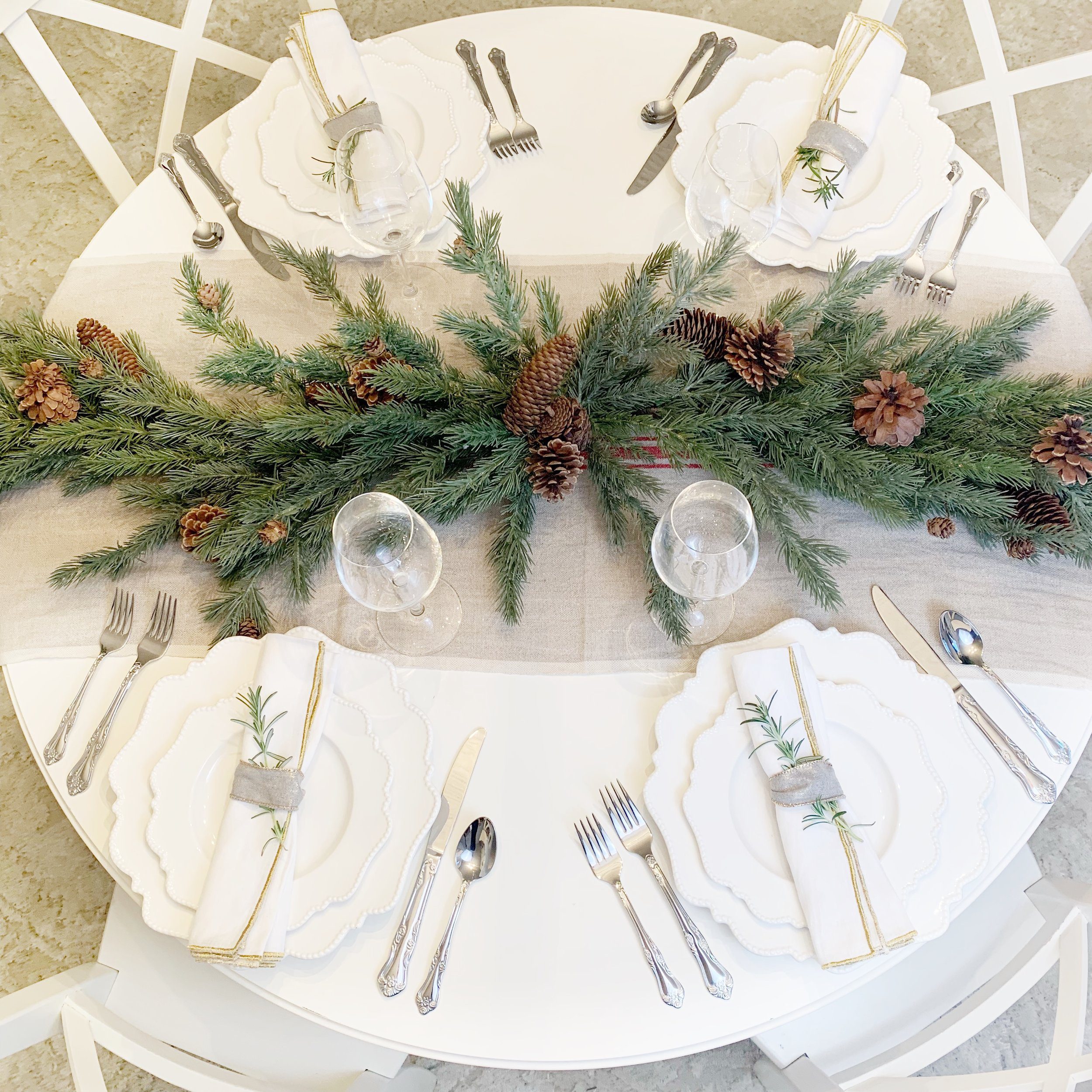 Simple Christmas Decor with Overstock