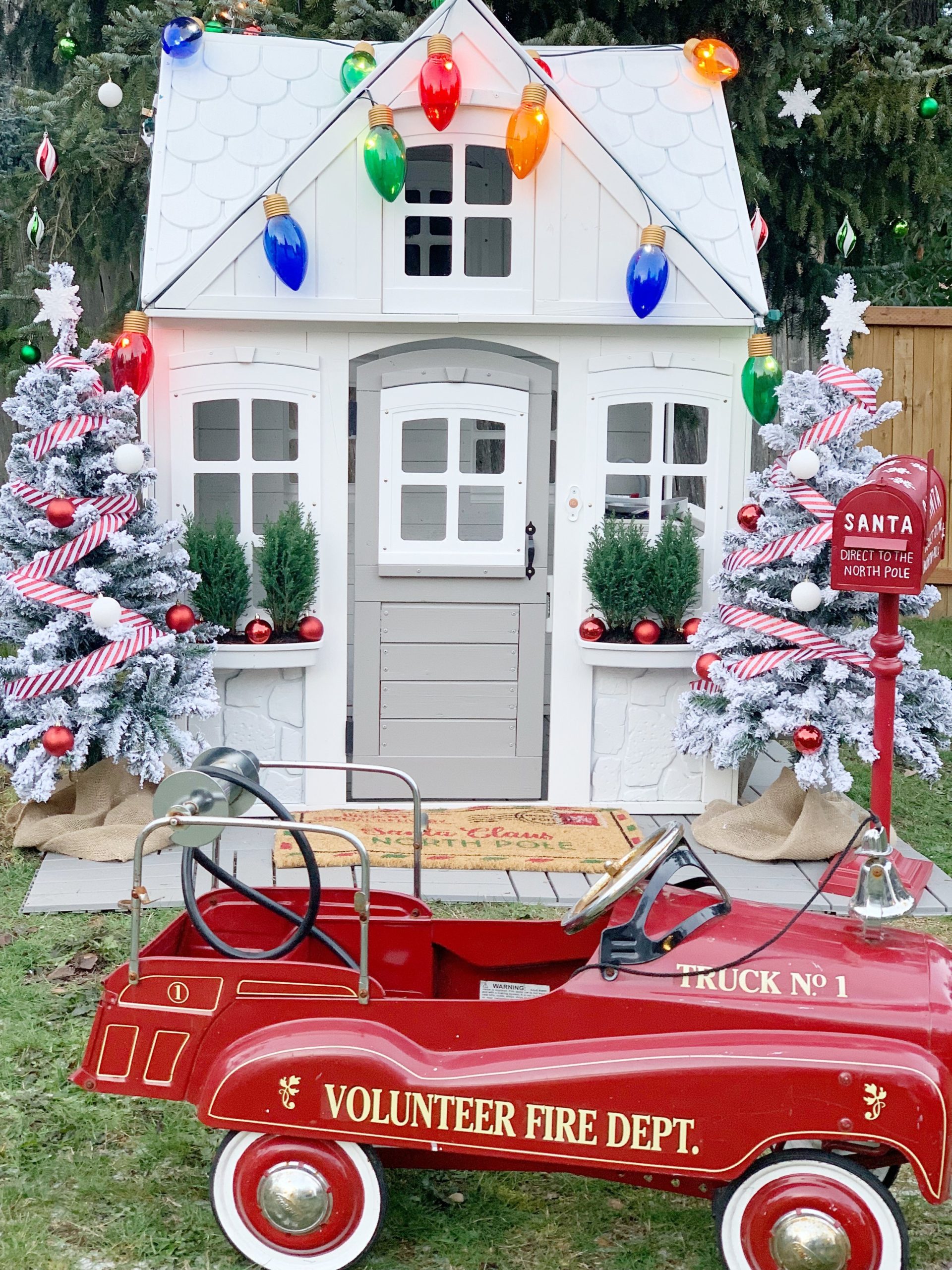 Christmas Playhouse and Tree Decorating with JOANN