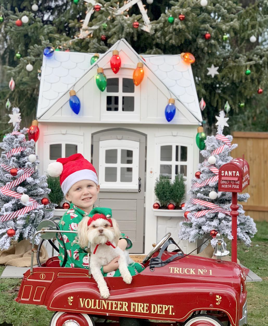Christmas Playhouse and Tree Decorating with JOANN