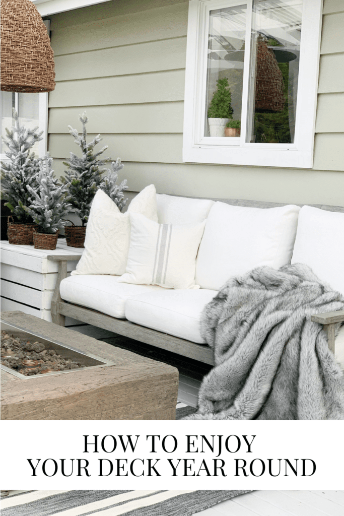 How To Enjoy Your Deck Year Round • Dreaming of Homemaking