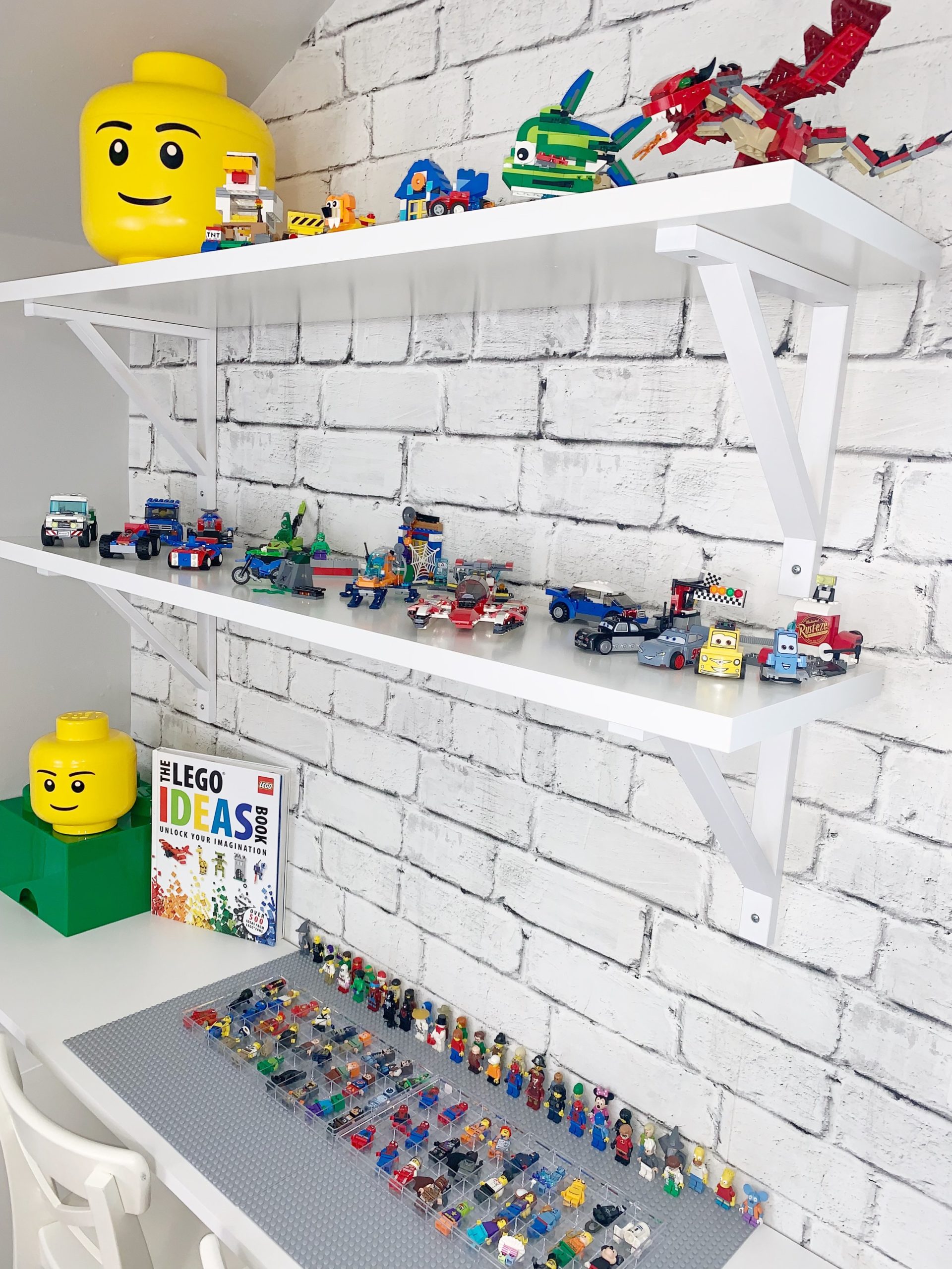 lego storage container with drawers