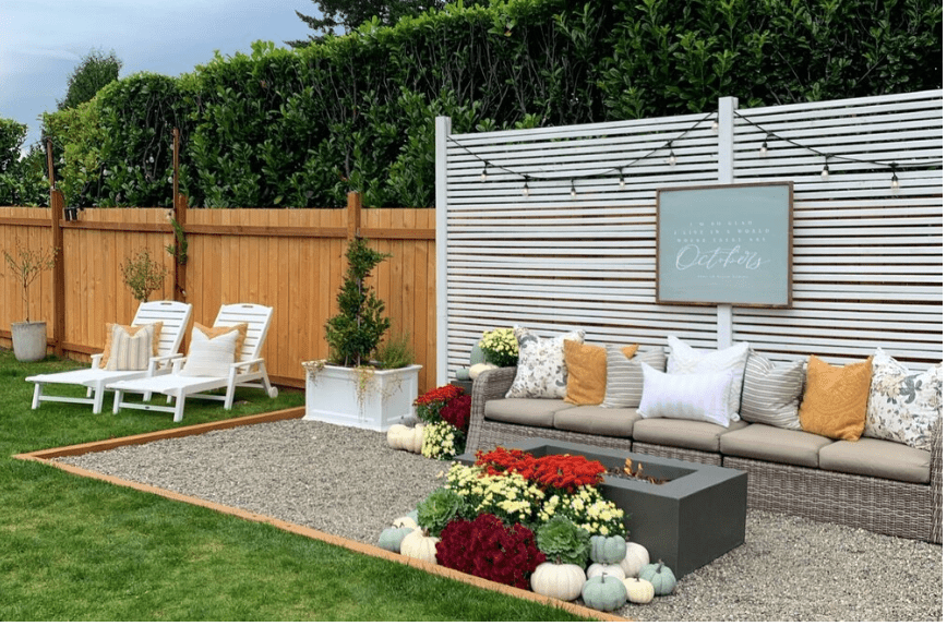 How to make your backyard cozy for fall