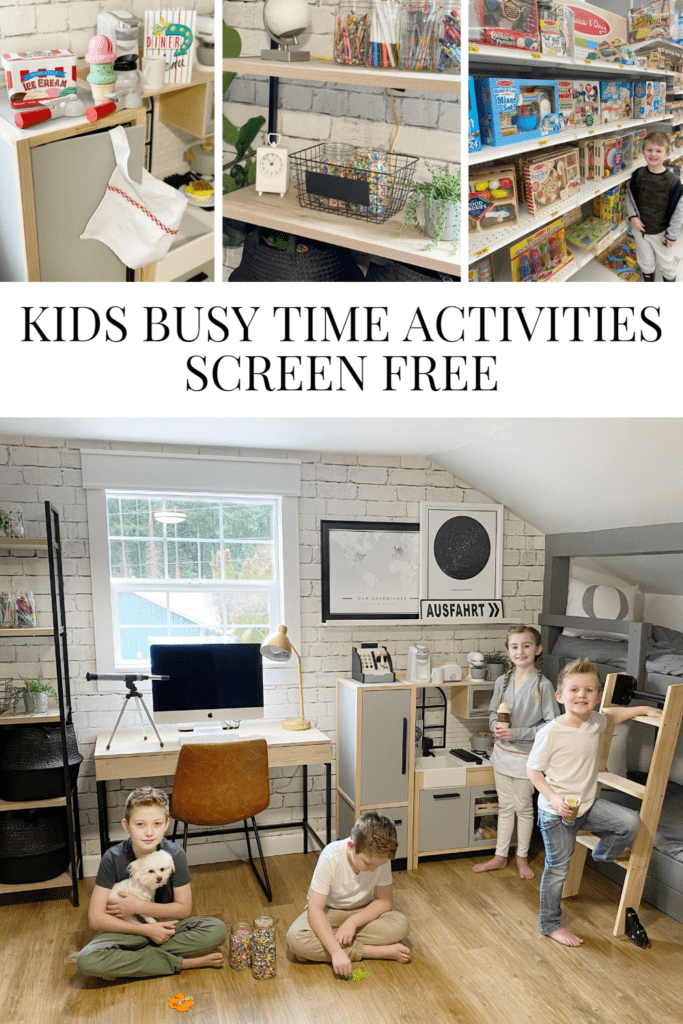 Kids Busy Time Activities - Screen Free • Dreaming of Homemaking