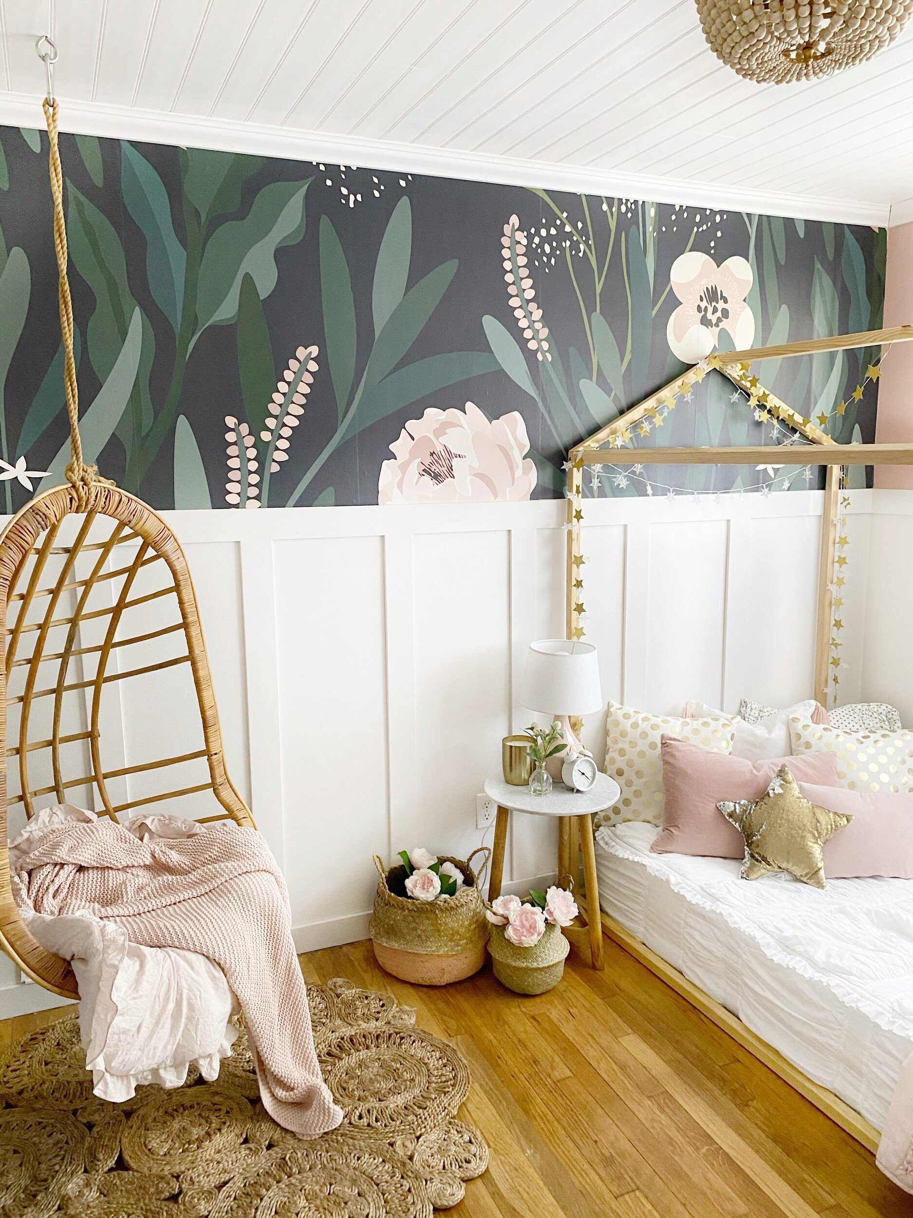 Small Space Living : Girls Bedroom Ideas, how we transformed this room