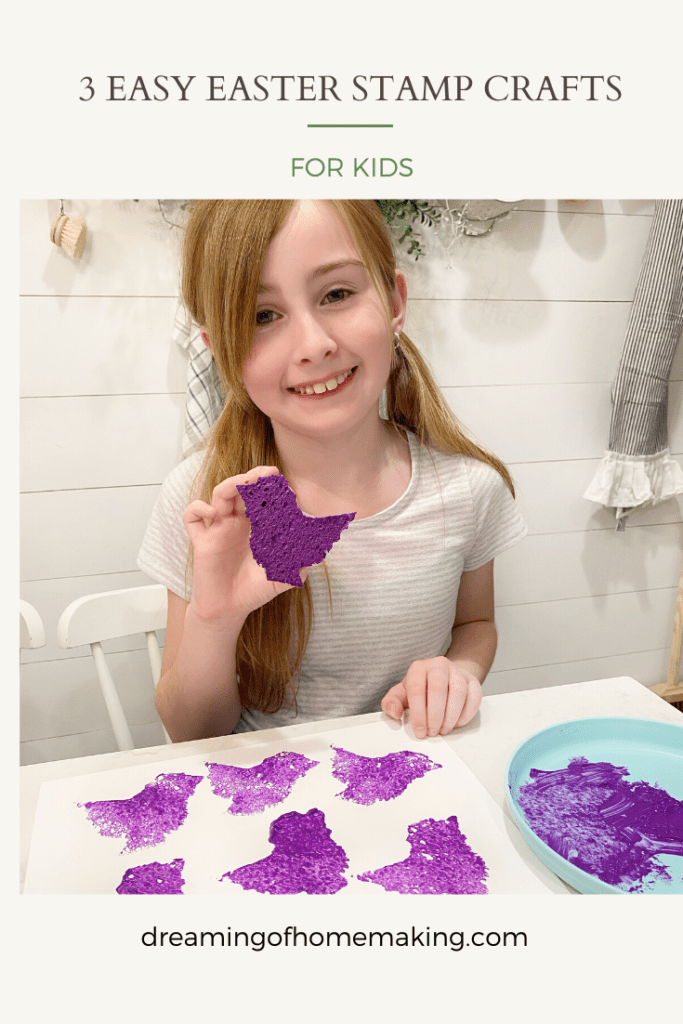 3 Easy DIY Easter Stamp Crafts for Kids 