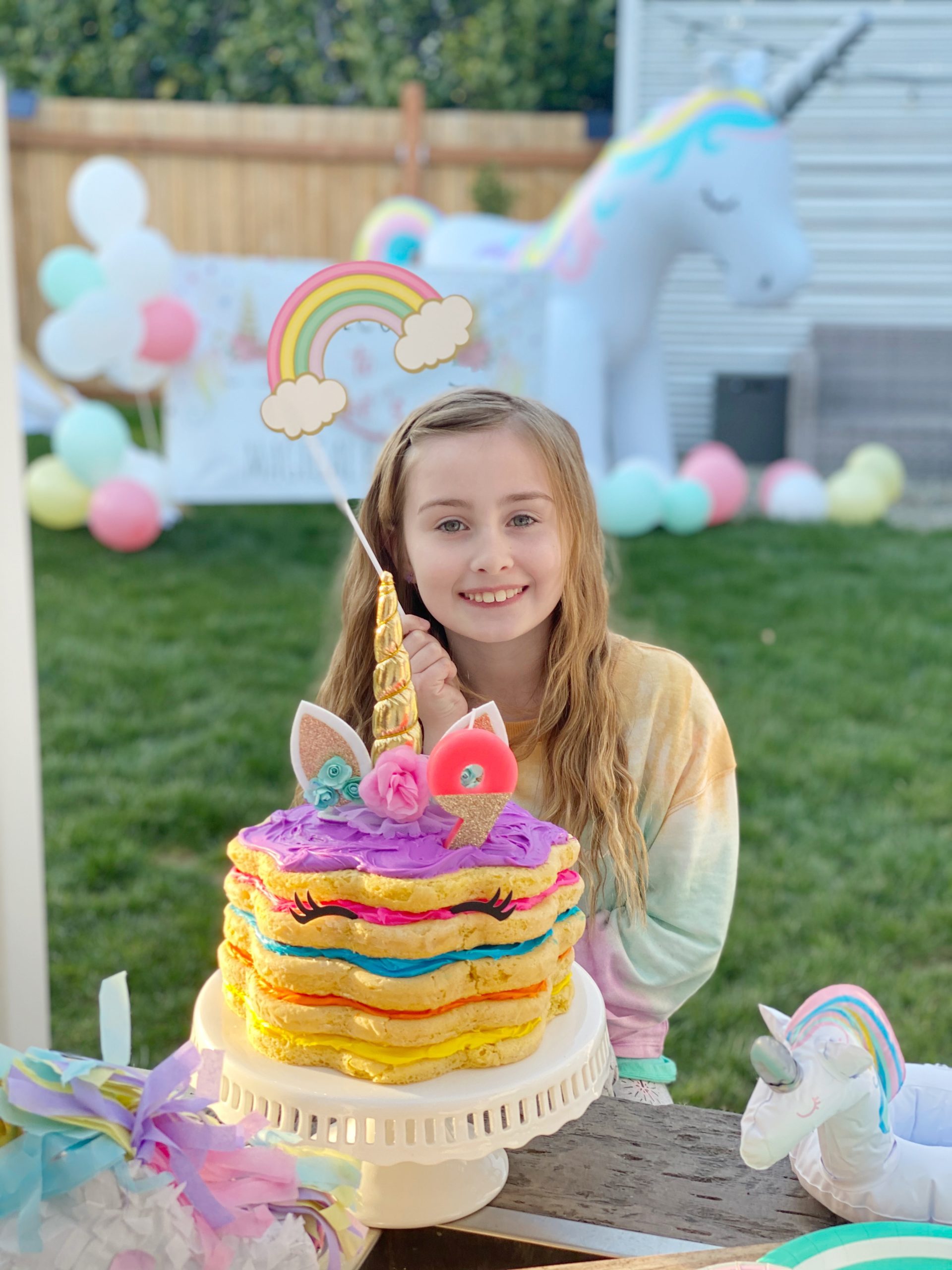 EASY Unicorn Birthday Cake