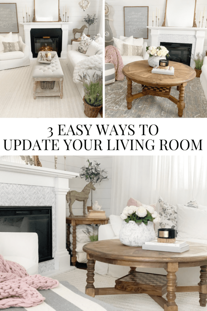 3 Easy Ways to Update Your Living Room • Dreaming of Homemaking