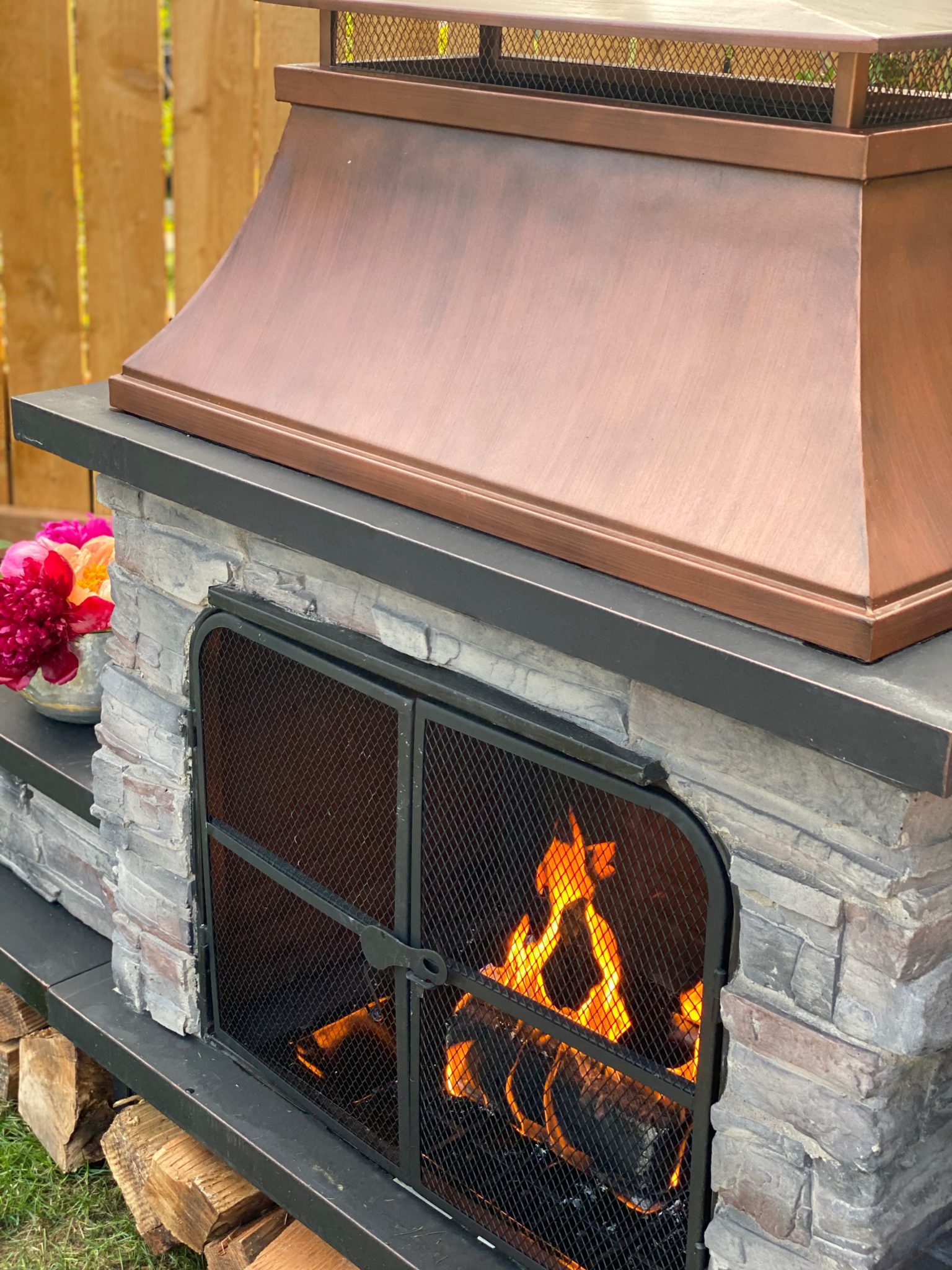 EASY Outdoor Fireplace