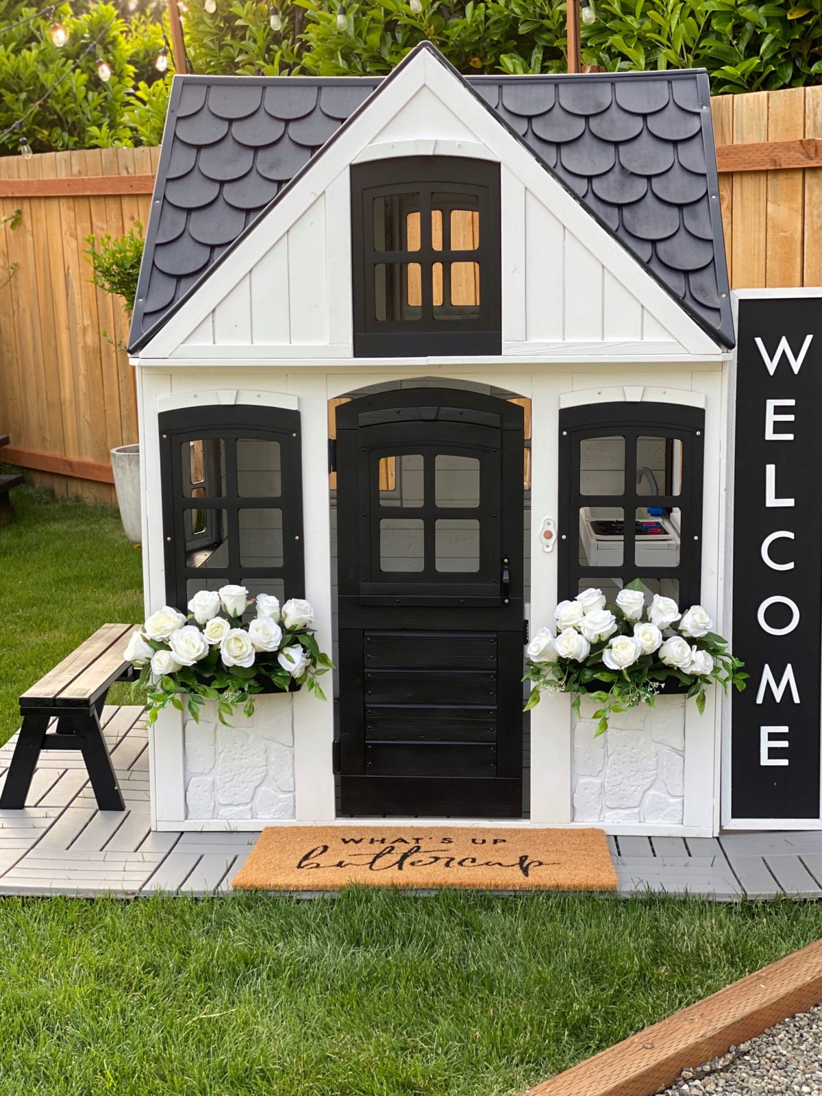 Playhouse : How it Held Up + Best Paint - Dreaming of Homemaking