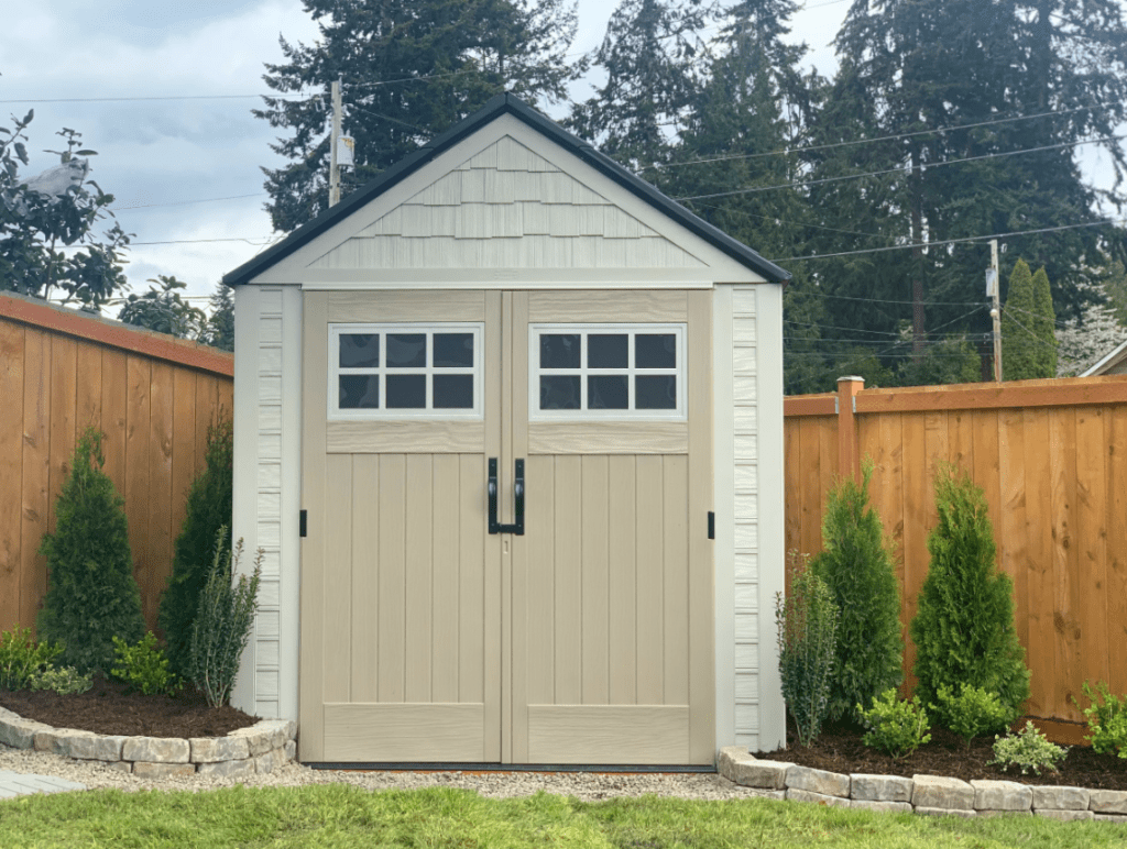 Rubbermaid Vinyl & Resin Storage Sheds at