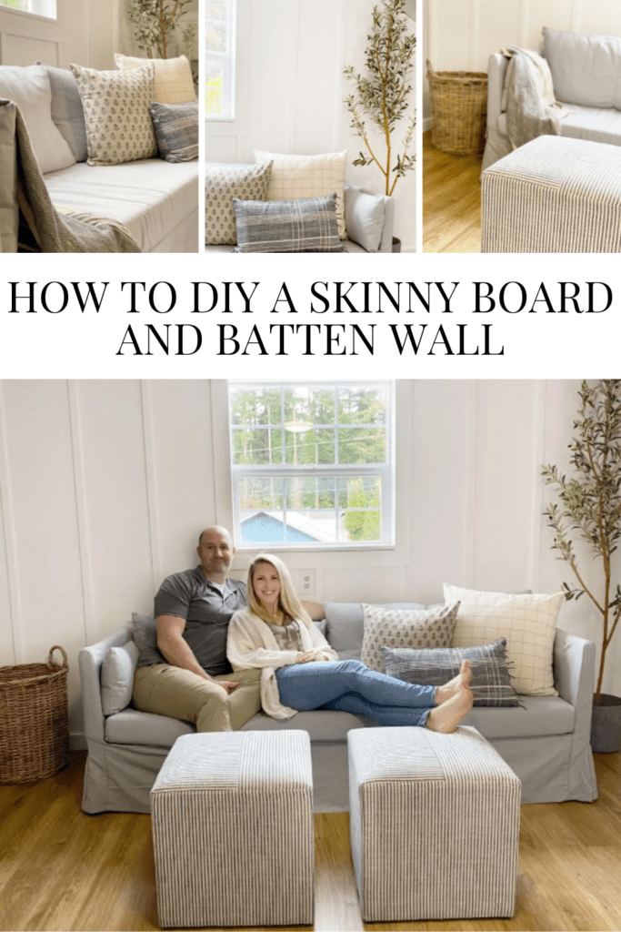 How to DIY a Skinny Board and Batten Wall • Dreaming of Homemaking