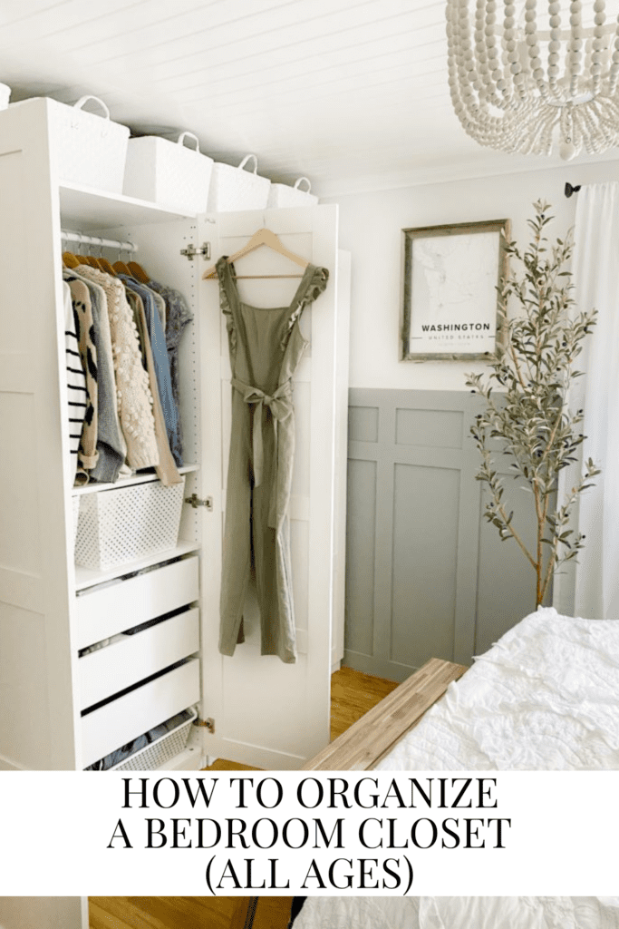 How to Organize a Bedroom Closet ( All Ages) • Dreaming of Homemaking