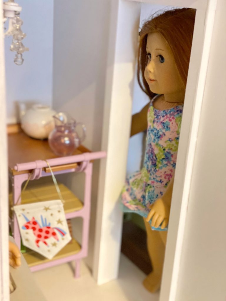 image  American girl doll room, American girl doll house, American girl  doll diy