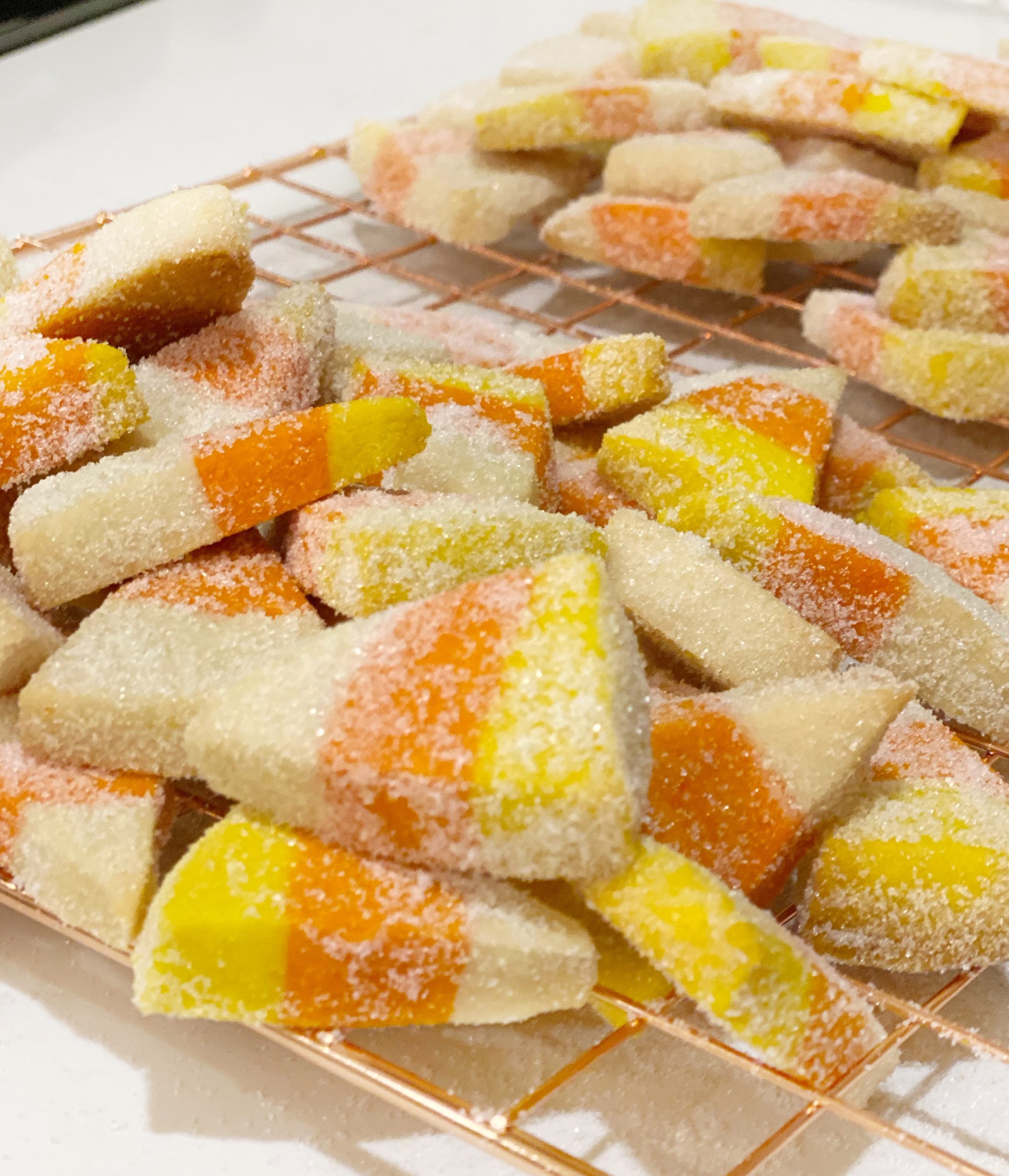 Candy Corn Sugar Cookies – 3 Ways