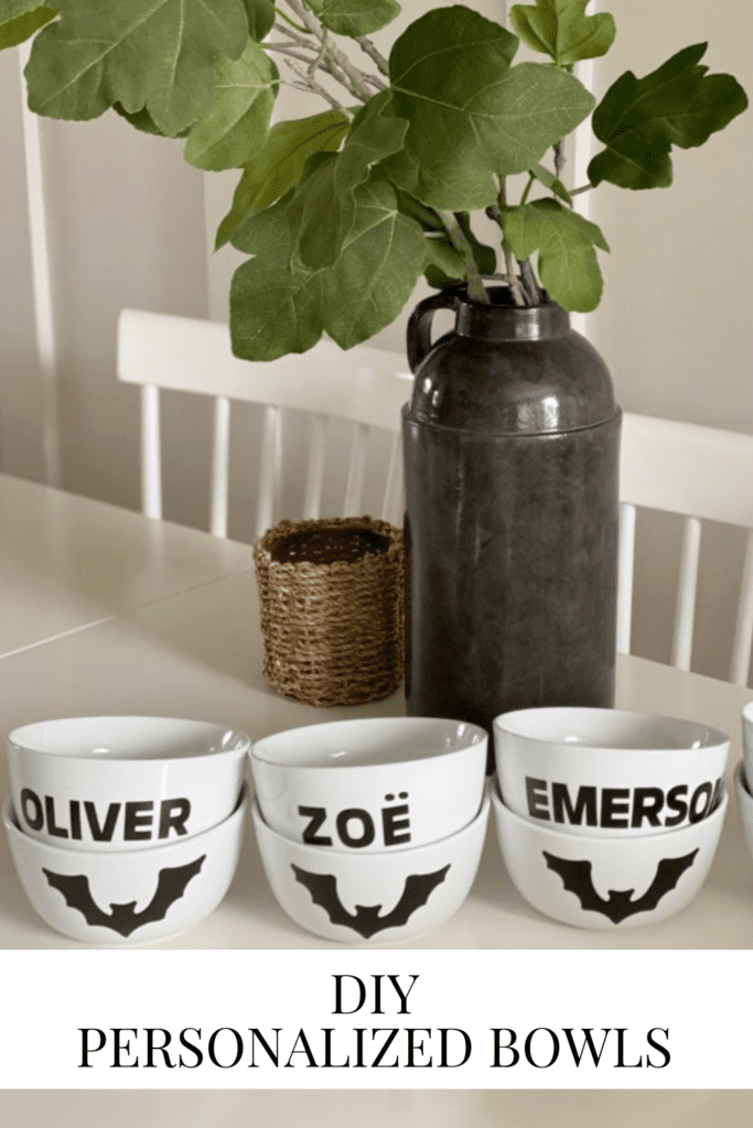 DIY Personalized Bowls • Dreaming of Homemaking