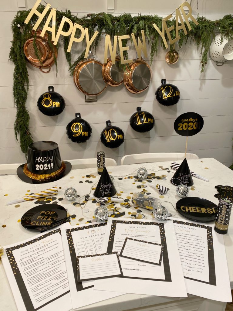 New Years Games + Decor -