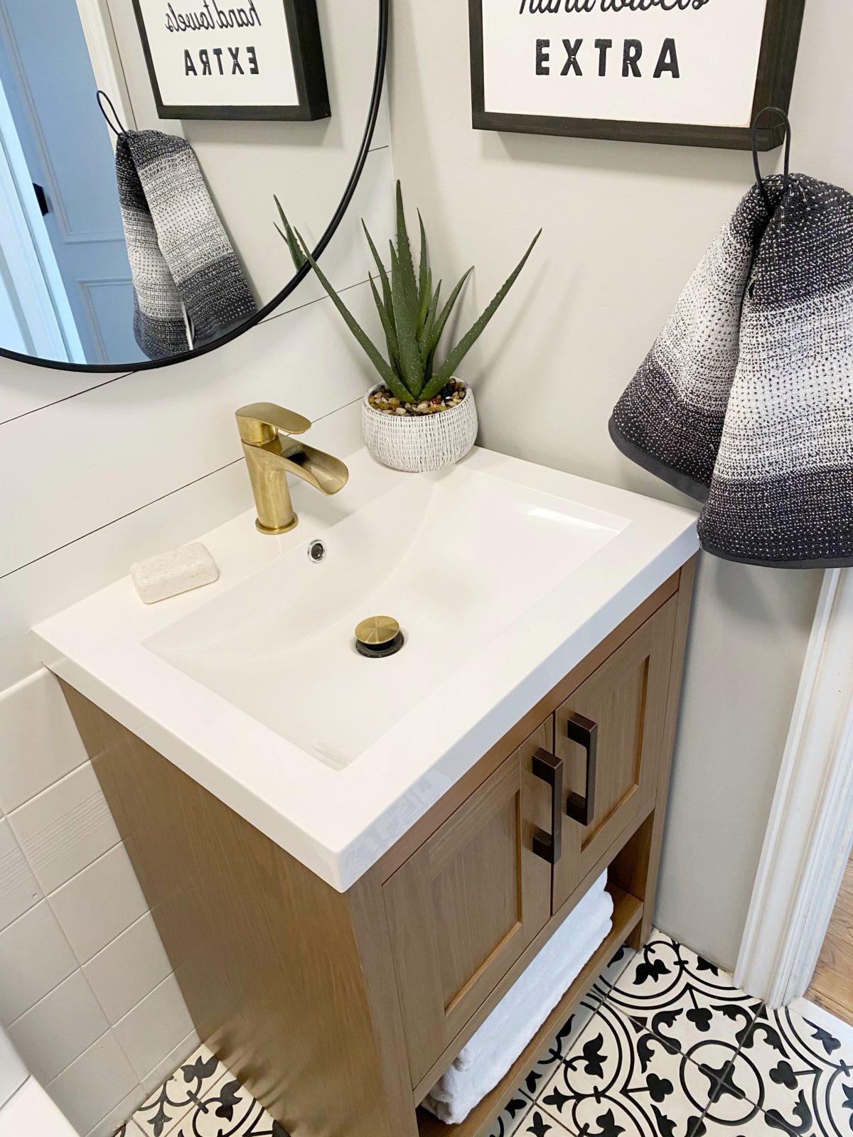 Bathroom Refresh on a Budget