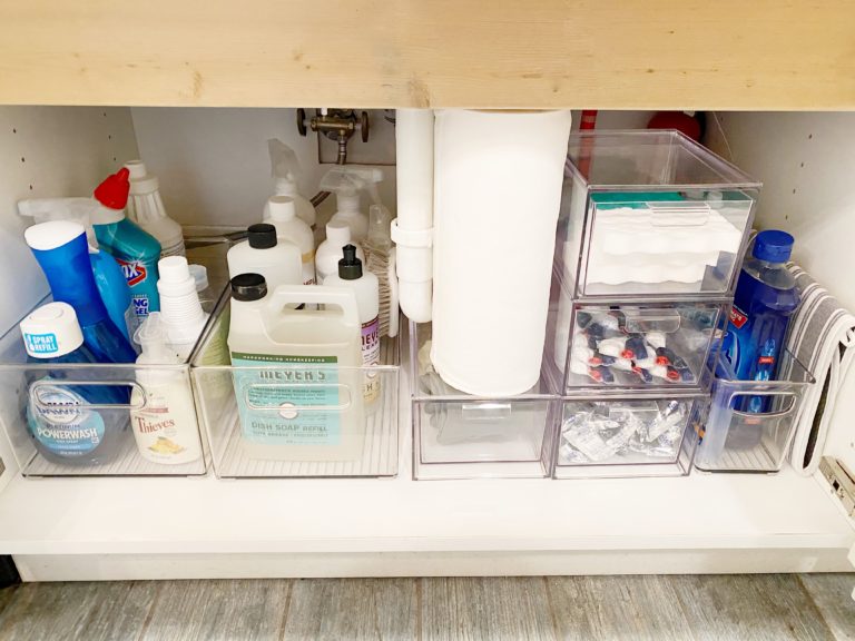How to Organize Under your Sink