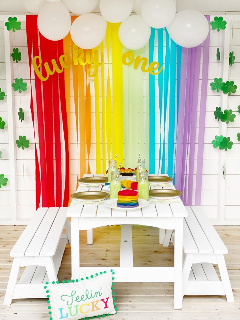 Adorable St. Patrick's Day Rainbow Party // Hostess with the Mostess®