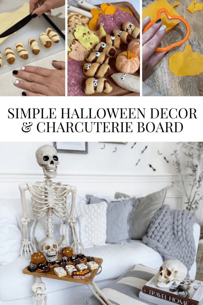 Simple Halloween Decor & Charcuterie Board • Dreaming of Homemaking