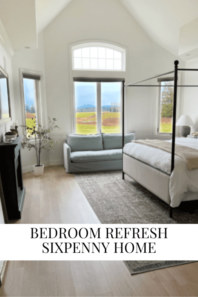 Bedroom Refresh - Sixpenny Home • Dreaming of Homemaking