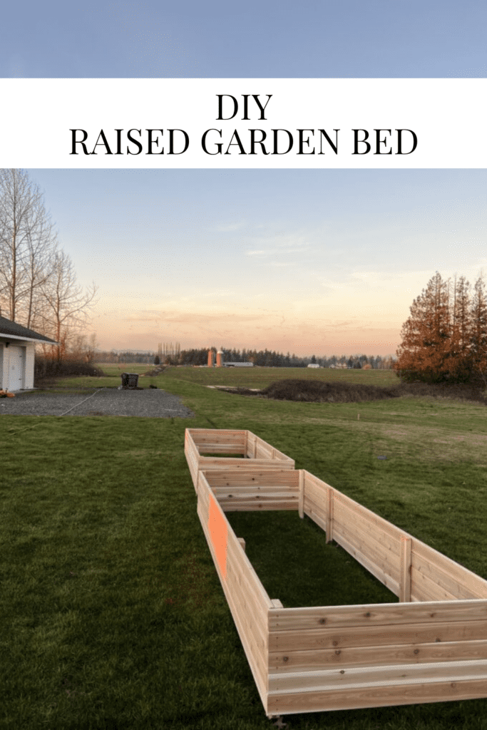 DIY Raised Garden Bed • Dreaming of Homemaking