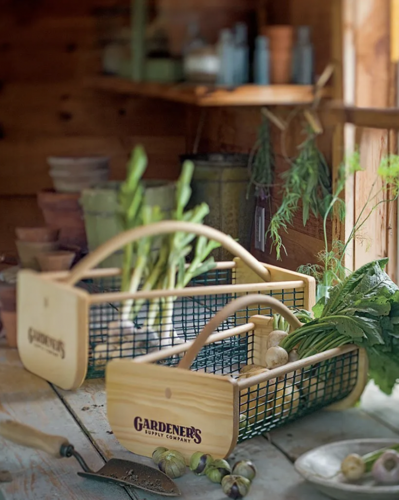 Galvanized Garden Tool Storage Box