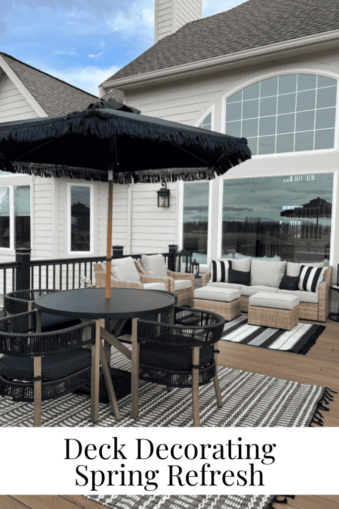 Deck Decorating - Spring Refresh • Dreaming of Homemaking