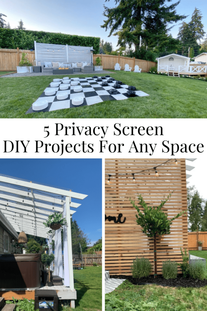 5 Privacy Screen DIY Projects For Any Space