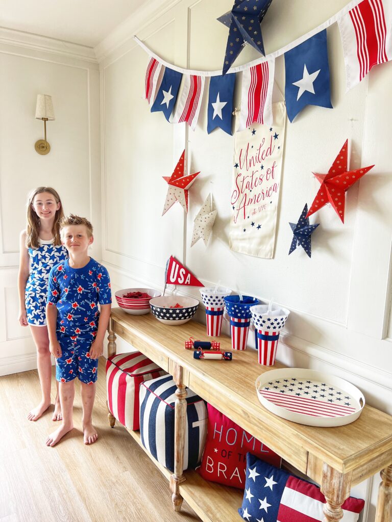 4th of july online kids pajamas