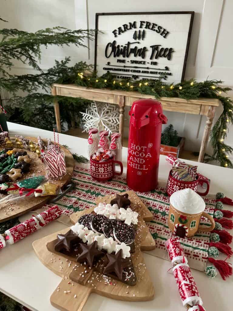 Hot Cocoa Party - Hot Chocolate Charcuterie Board 