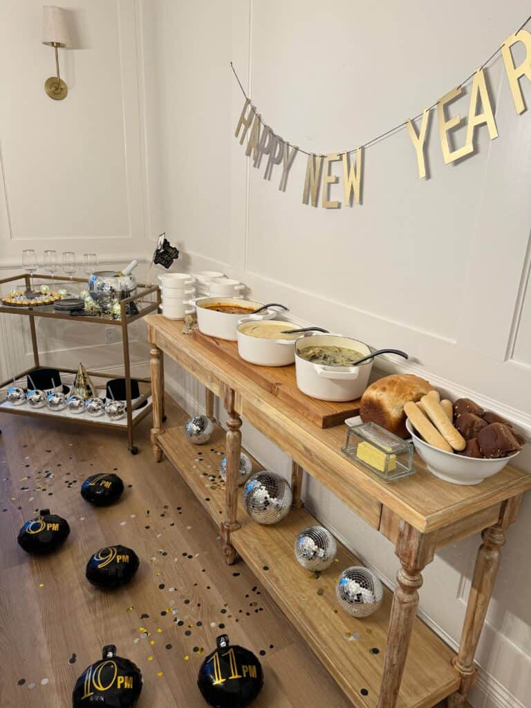 New Years Eve – Soup Bar & Setup