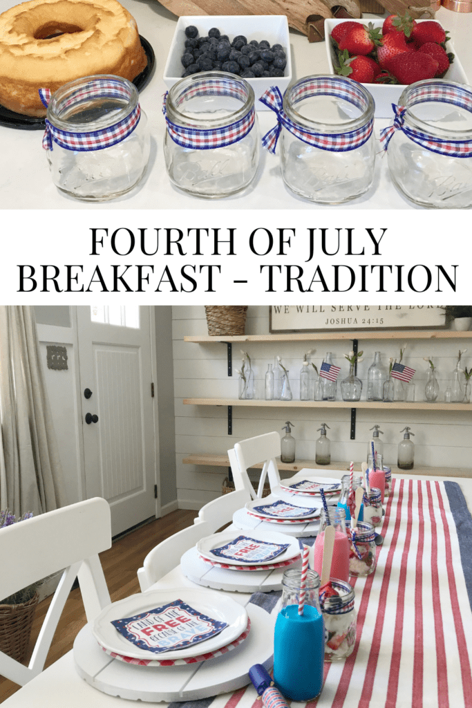Fourth of July Breakfast - Tradition