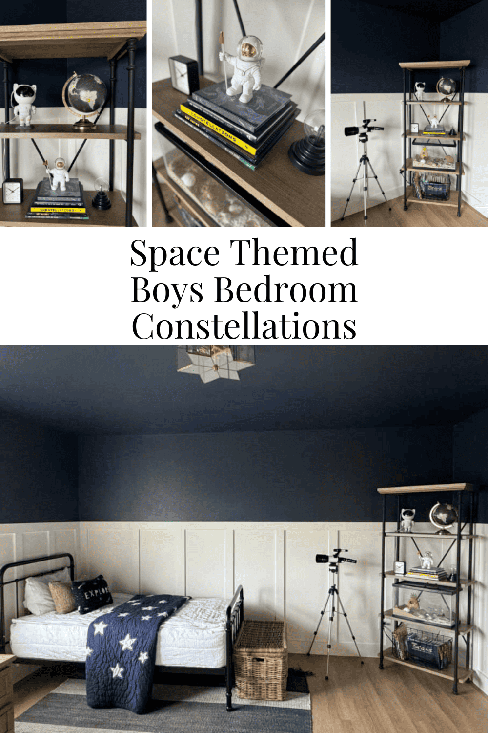 Space Themed Boys Bedroom - Constellations