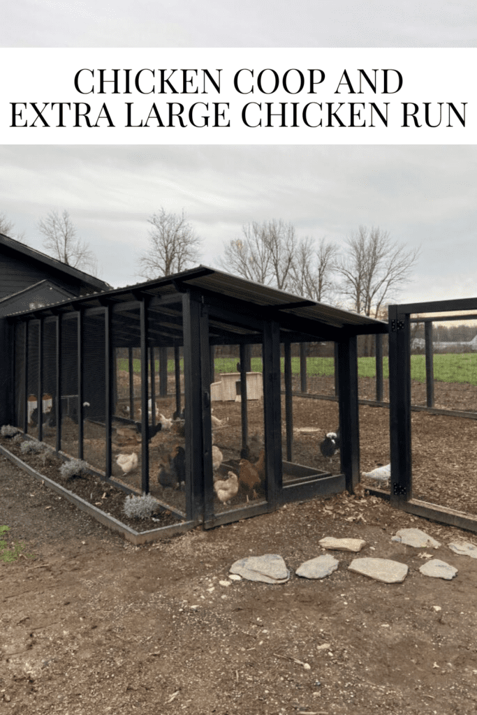 Chicken Coop and Extra Large Chicken Run • Dreaming of Homemaking
