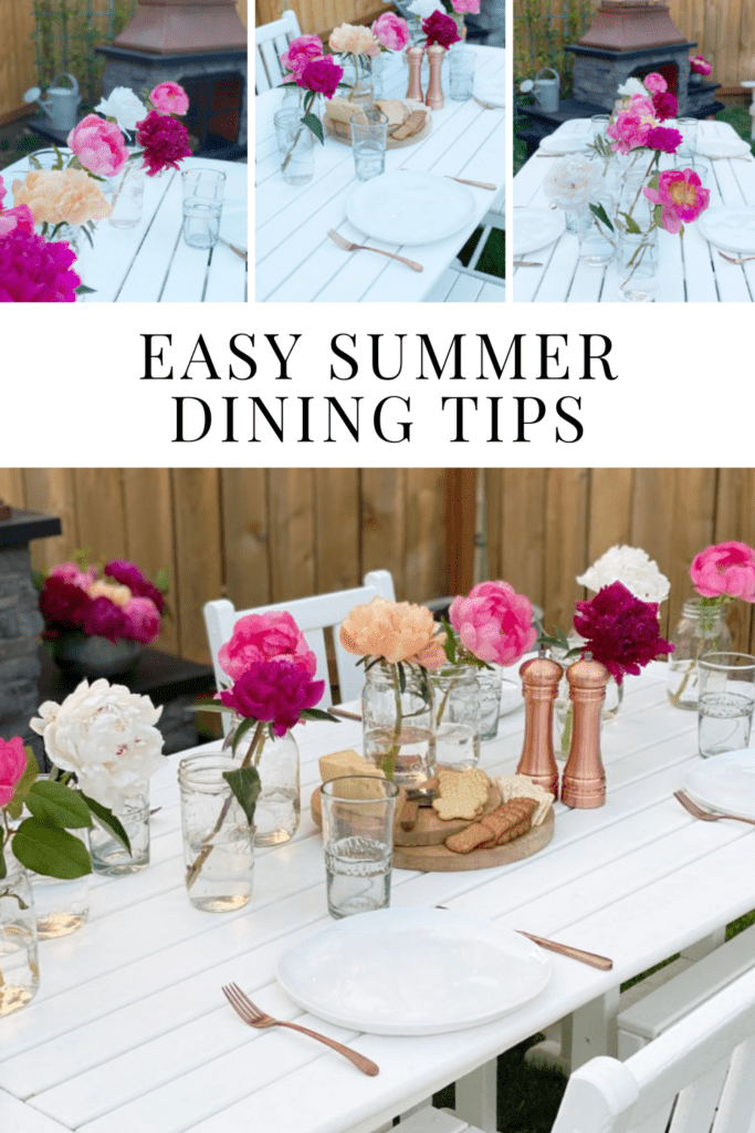 Easy Summer Dining Tips • Dreaming of Homemaking