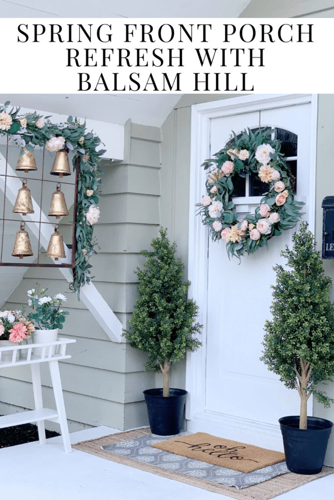 Spring Front Porch Refresh With Balsam Hill • Dreaming of Homemaking