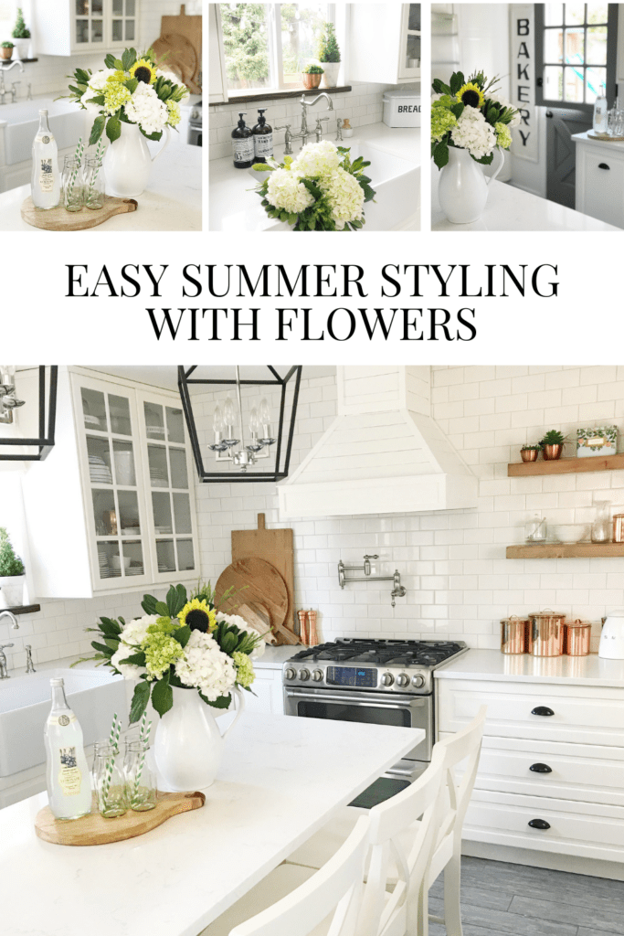 Easy Summer Styling With Flowers | Dreaming of Homemaking