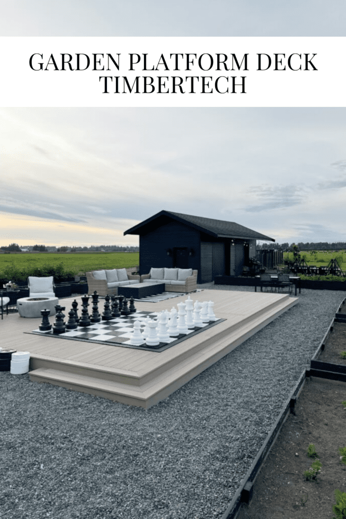 Garden Platform Deck - TimberTech • Dreaming of Homemaking
