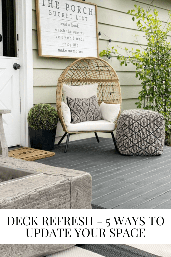 Deck Refresh - 5 Ways to Update Your Space • Dreaming of Homemaking