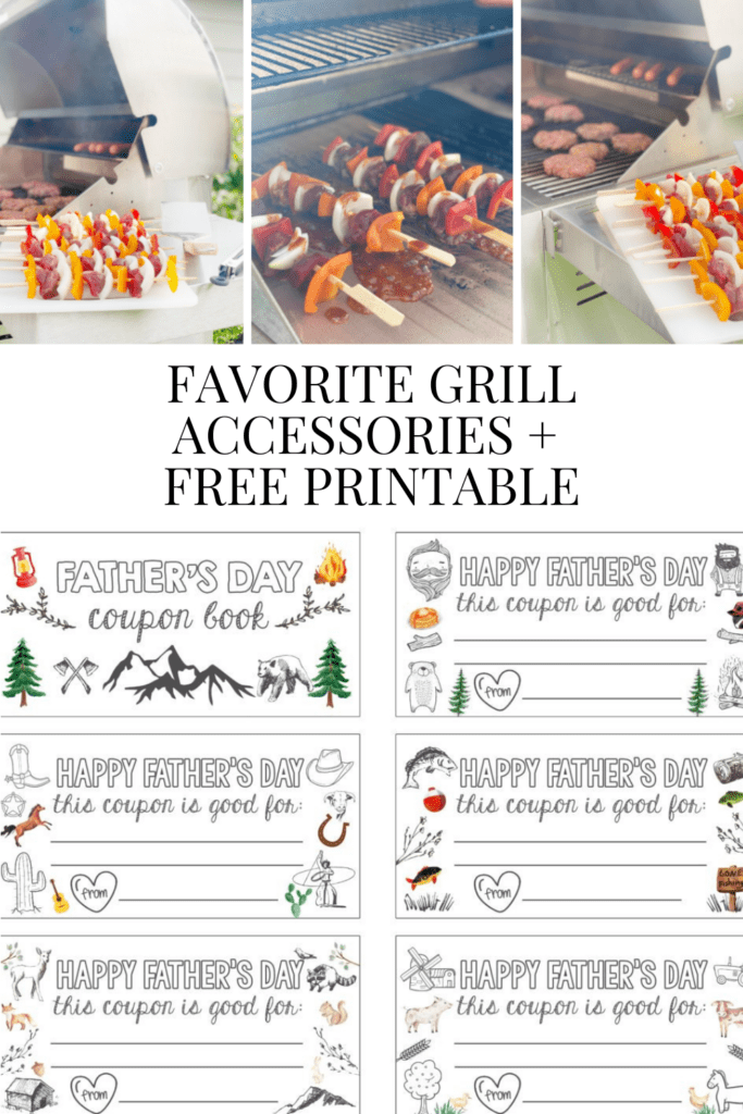 Favorite Grill Accessories + Free Father's Day Printable • Dreaming of Homemaking