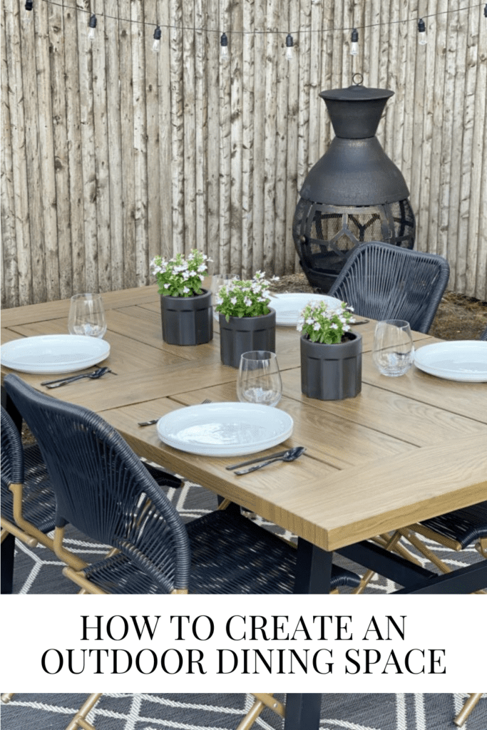 How To Create An Outdoor Dining Space • Dreaming of Homemaking
