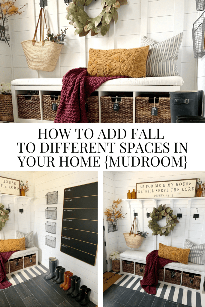 How to Add Fall to Different Spaces in Your Home {Mudroom} • Dreaming of Homemaking