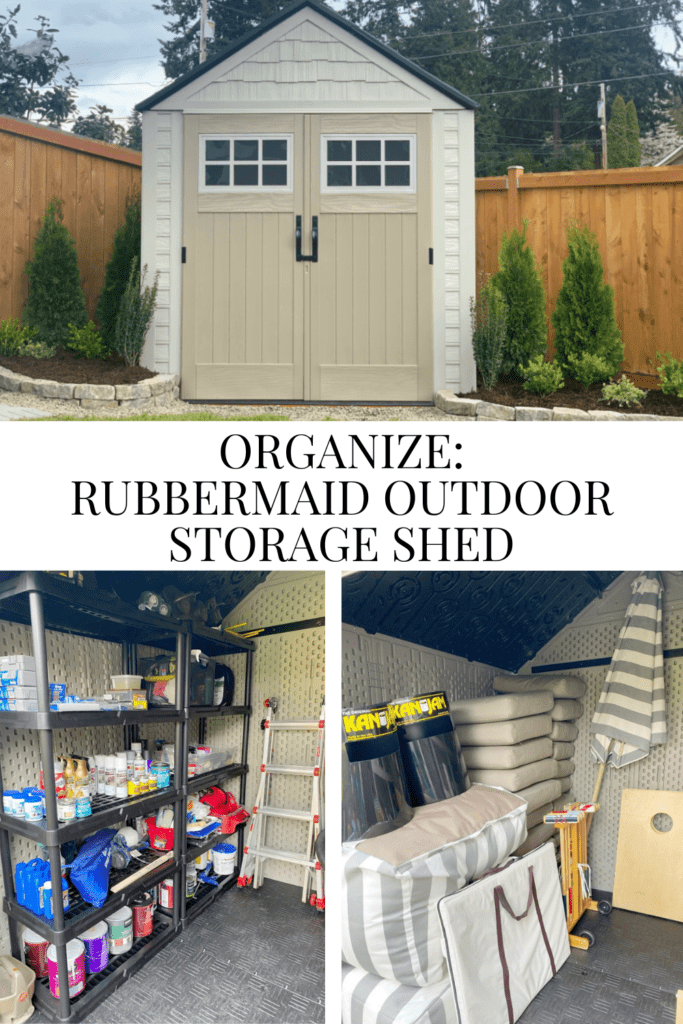 Organize: Rubbermaid Outdoor Storage • Dreaming of Homemaking