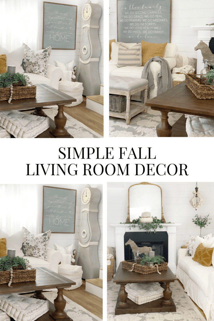• Simple Fall Living Room Decor • Dreaming of Homemaking